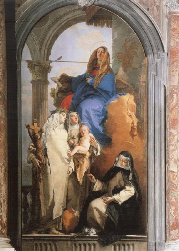 Giovanni Battista Tiepolo Pala delle Tre Sante Spain oil painting art